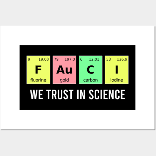 Funny "Science Teacher Gifts" we trust in science Posters and Art